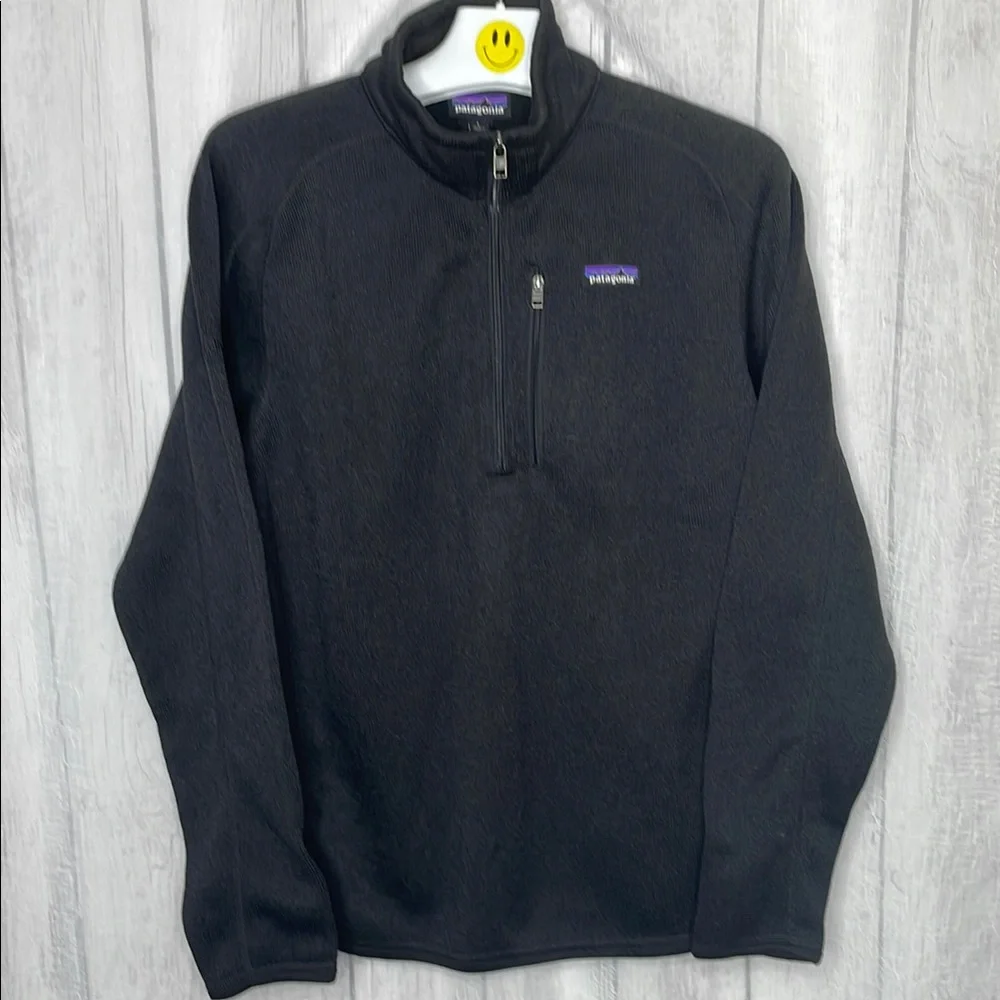 Patagonia better sweater Black Quarter-Zip Pullover.
